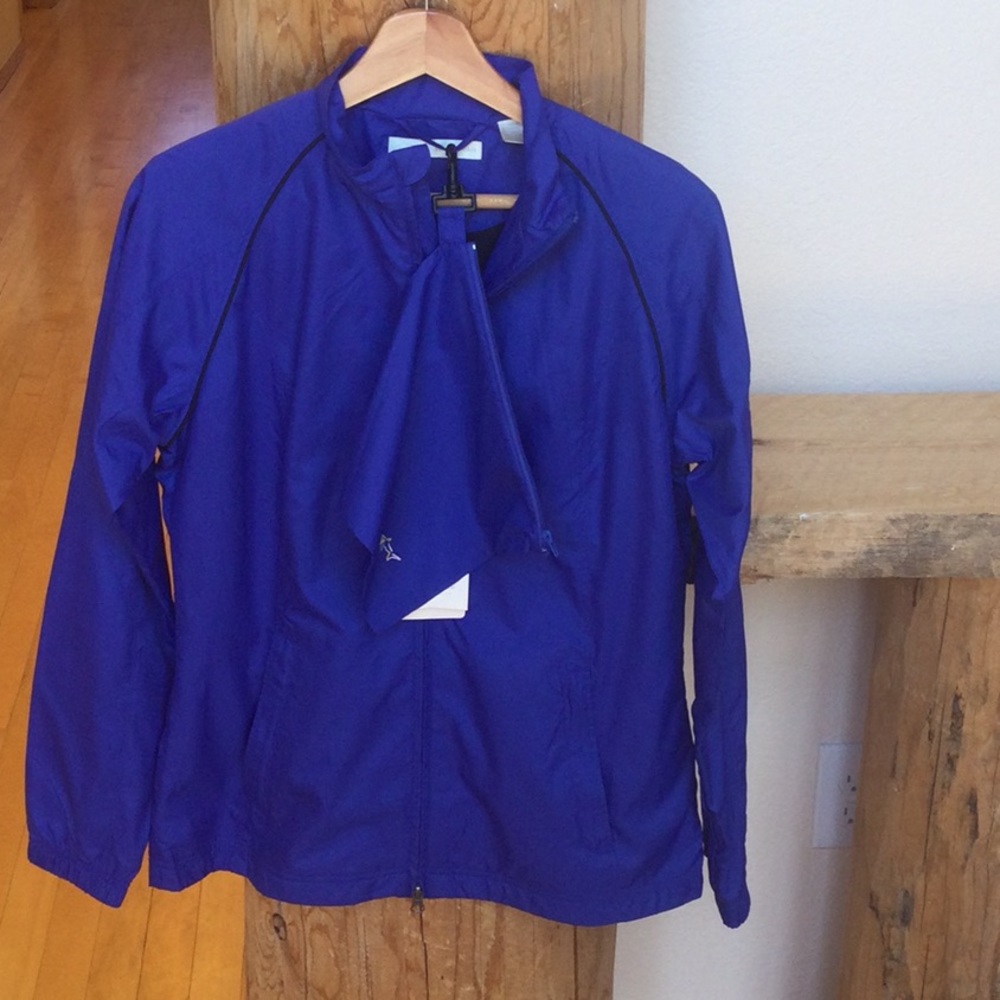 NWT Greg Norman (M) Jacket Blue/Purple/Black
